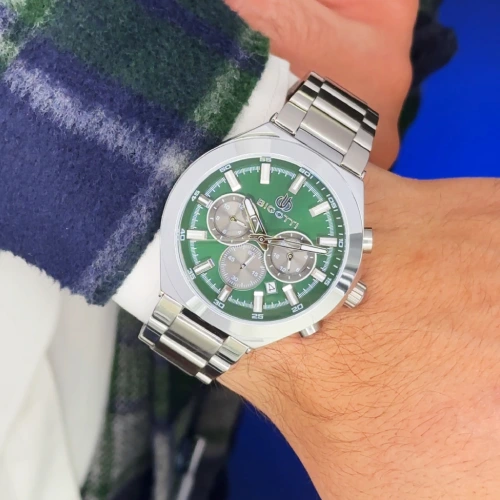 ساعت مچی مردانه بیگوتی سبز مدل G.1.10546