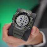 ساعت کاسیو دیجیتال سبز مدل casio AE-1500whx-3avdf - Image 3