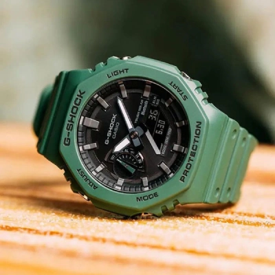 ساعت مچی کاسیو سبز مدل CASIO G-Shock GA-B2100-3ADR