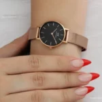 ساعت دنیل ویلینگتون زنانه بند حصیری