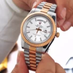 ساعت رولکس مردانه day date بند فلزی