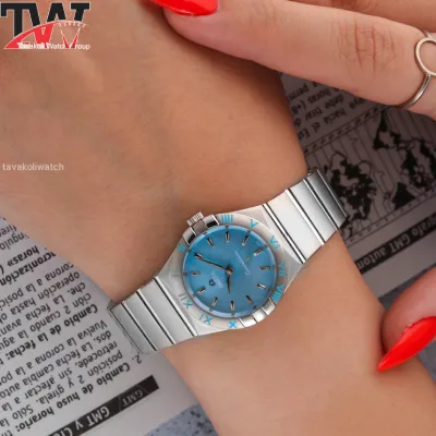 ساعت مچی امگا کانسلکشن omega صفحه رنگی