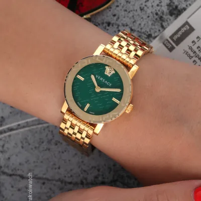 ساعت مچی زنانه ورساچه Versace صفحه سبز