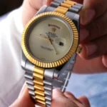 ساعت رولکس مردانه day date بند فلزی - Image 3