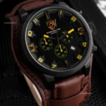ساعت مچی برند پورشه بند چرمی  porsche Desing