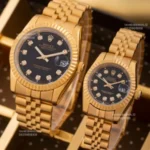 ست زنانه مردانه رولکس مدل Datejust قاب رینگی - Image 2