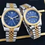 ست زنانه مردانه رولکس مدل Datejust قاب رینگی - Image 3