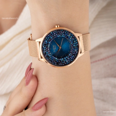 ساعت زنانه برند لکسمی سواروسکی Swarovski دور نگین