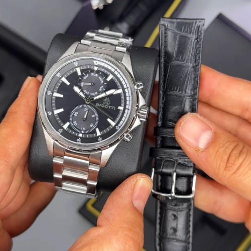 ساعت مچی مردانه بیگوتی + بند اضافی