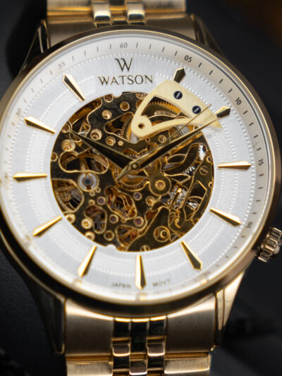 ساعت اسکلتون اتوماتیک مردانه واتسون W1281G-101